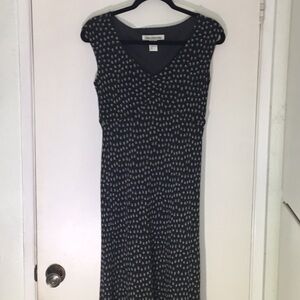 Jones New York Black and White Maxi Dress